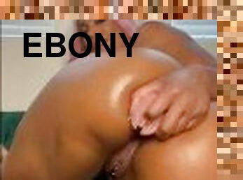 ebony  big titt milf  babe teases you with Anal JOI